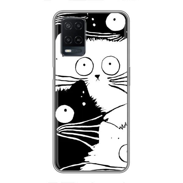 Чехол с рисунком «КОТИКИ» для OPPO A54 Чехол с рисунком «КОТИКИ» для OPPO A54