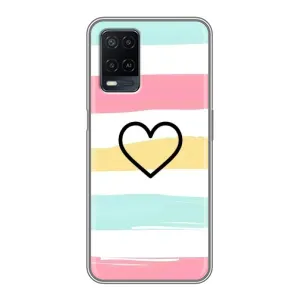 Чехлы с тематикой "Маленькие Сердечки" на OPPO A54 (Красивое сердечко)