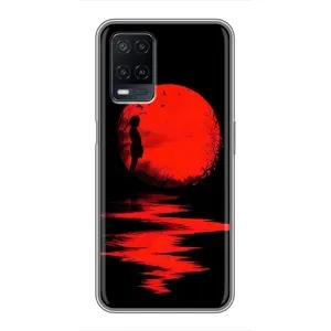Літній Чохол на OPPO A54 (Червоний Захід сонця)