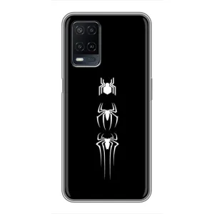 Чехол Супергерой Человека Паука на OPPO A54 (Лого паука)
