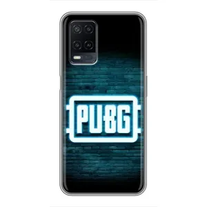 Чехол (TPU) с картинкой "Лого Пабг" на Оппо А54 (Лого PUBG)