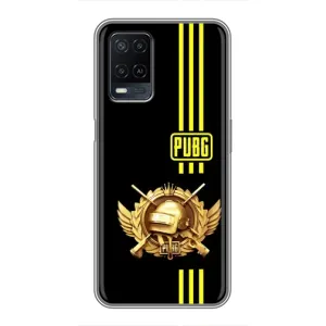 Чехол (TPU) с картинкой "Лого Пабг" на Оппо А54 (Лого PUPG)