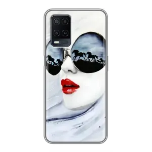 Чехол с картинкой Модные Девчонки OPPO A54 (Любительница коней)