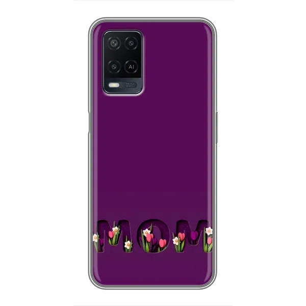 Чехол с рисунком «Мама с цветами» для OPPO A54 Чехол с рисунком «Мама с цветами» для OPPO A54