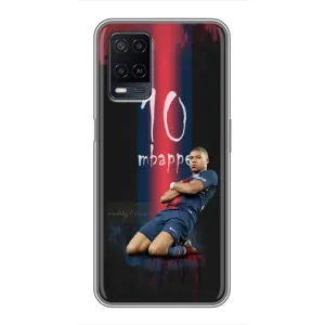 Чехол (TPU) с Футболистом на OPPO A54 (MBAPPE 10)