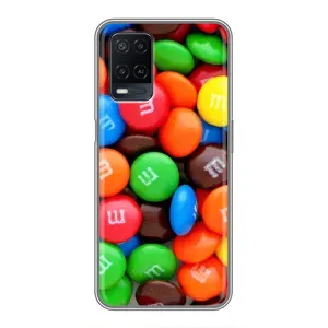 Чохол з зображенням смачної їжі для OPPO A54 (Різнокольорові M&M'S)