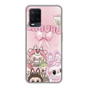 Чехол с принтом Лабубу для OPPO A54 (Монстры Лабубу)
