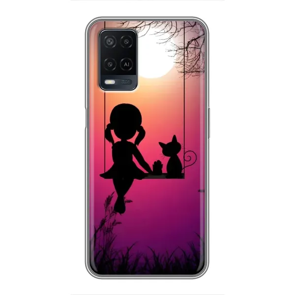 Чохол з малюнком «На гойдалці» для OPPO A54 Чохол з малюнком «На гойдалці» для OPPO A54