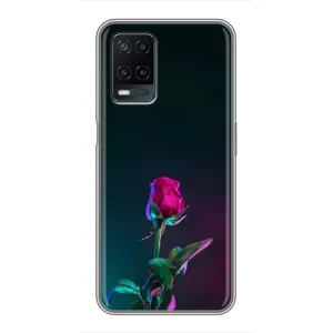 Чехлы с принтом Розочки для OPPO A54 (Ночная роза)