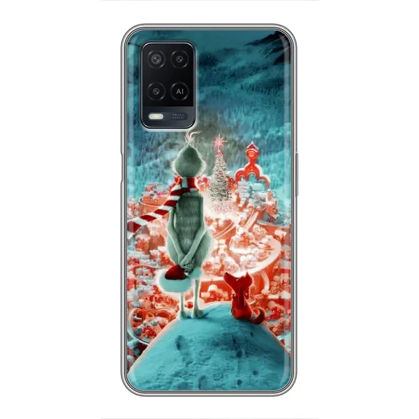 Чехол с рисунком «Новогодний Гринч» для OPPO A54 Чехол с рисунком «Новогодний Гринч» для OPPO A54