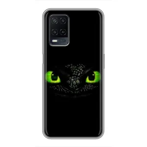 Чехол дракон Беззубик для OPPO A54 (Глаза Беззубика)