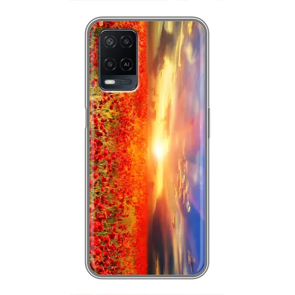 Чехол с рисунком «Поле тюльпанов» для OPPO A54 Чехол с рисунком «Поле тюльпанов» для OPPO A54