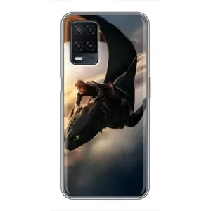 Чехол дракон Беззубик для OPPO A54 (Полет Беззубика)