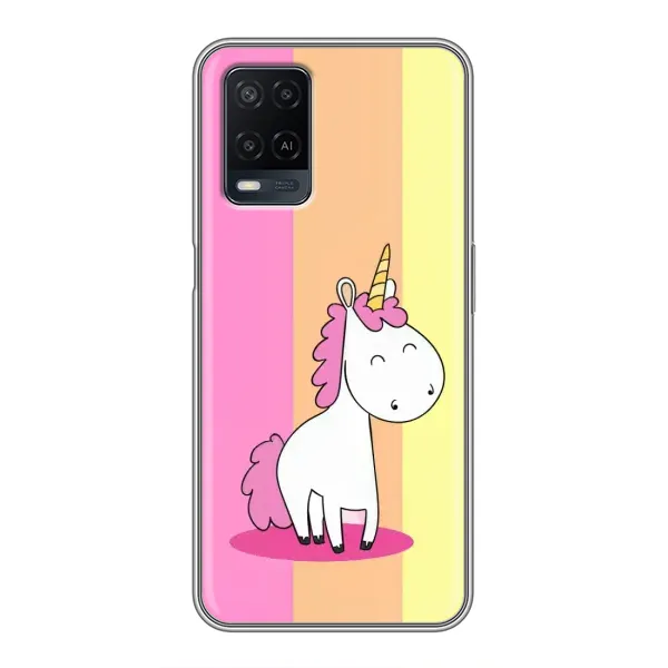 Чехол с рисунком «Радужный Единорог» для OPPO A54 Чехол с рисунком «Радужный Единорог» для OPPO A54