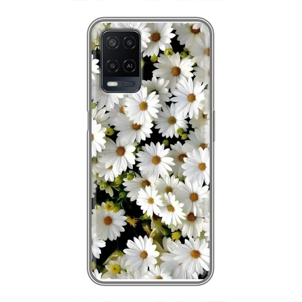 Чехол с рисунком «Рамка в ромашках» для OPPO A54 Чехол с рисунком «Рамка в ромашках» для OPPO A54