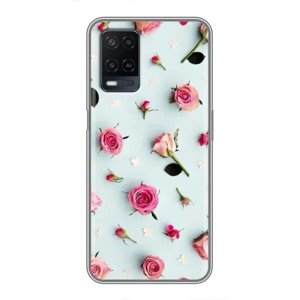 Чехол с рисунком «Разные цветы» для OPPO A54 Чехол с рисунком «Разные цветы» для OPPO A54