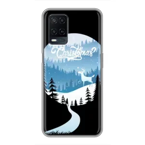 Силіконовий бампер на різдво для OPPO A54 (Різдвяний Олень)
