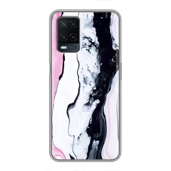 Чехол с рисунком «Розовый мрамор» для OPPO A54 Чехол с рисунком «Розовый мрамор» для OPPO A54