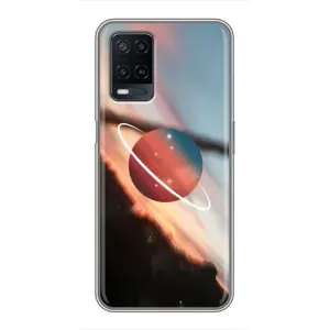 Чохол (ТПУ) з планетами на OPPO A54 (Сатурн)