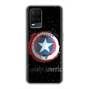 Чехол с Щитом Капитана Америки на OPPO A54 (Щит Капитана)
