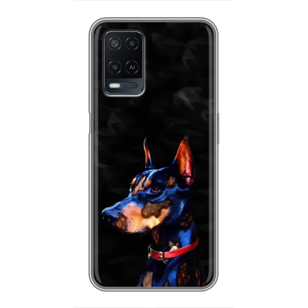Чехол с рисунком «Собака Мопс» для OPPO A54 Чехол с рисунком «Собака Мопс» для OPPO A54