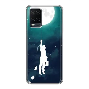Чохол (ТПУ) з планетами на OPPO A54 (To The moon)
