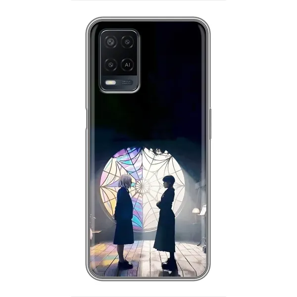Чехол с рисунком «Уэнсдей и Энди» для OPPO A54 Чехол с рисунком «Уэнсдей и Энди» для OPPO A54