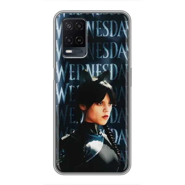 Чехол с рисунком «Уэнздей с ушками» для OPPO A54 Чехол с рисунком «Уэнздей с ушками» для OPPO A54