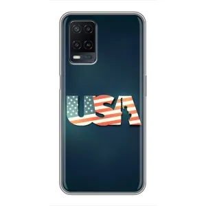 Чохол Прапор USA для OPPO A54 (USA)