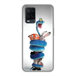 Силиконовый чехол с принтом Зоотрополіс для OPPO A54 (Змея Зоо)