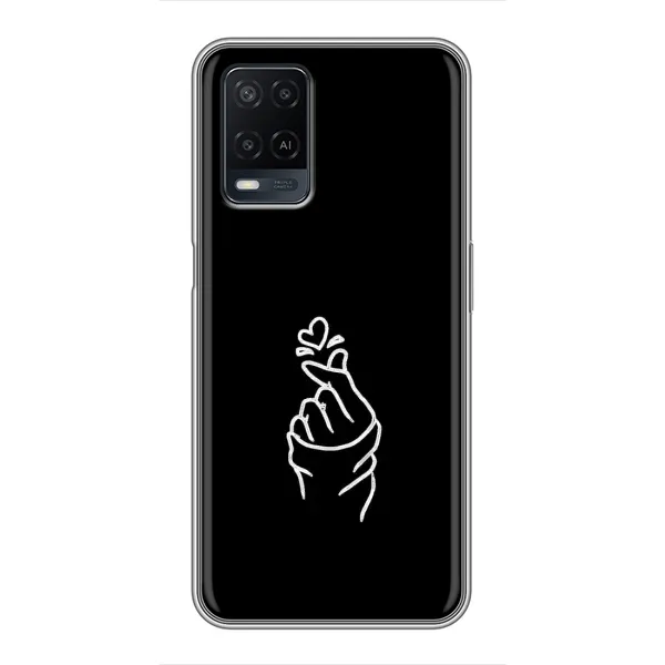 Чехол с рисунком «Знак Сердечка» для OPPO A54 Чехол с рисунком «Знак Сердечка» для OPPO A54