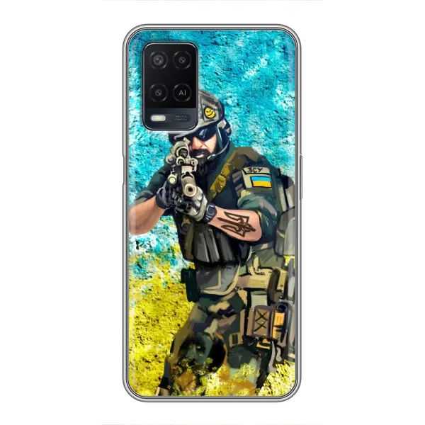 Чехол с рисунком «ЗСУ Воин» для OPPO A54 Чехол с рисунком «ЗСУ Воин» для OPPO A54