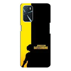 Чехол (TPU) с картинкой "Лого Пабг" на Оппо a54s (Battlegrounds)
