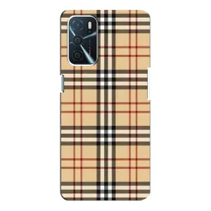Чехол с рисунком «Burberry стиль» для OPPO A54s
