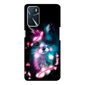 Чехол с Лисичкой для Oppo a54s (Черная Лиса)