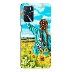 Чохол Стильні дівчата на Oppo a54s (Дівчина на полі)