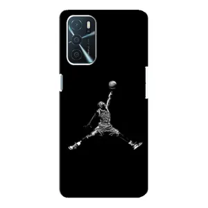 Силіконовый Чохол Nike Air Jordan на Оппо a54s (Джордан)