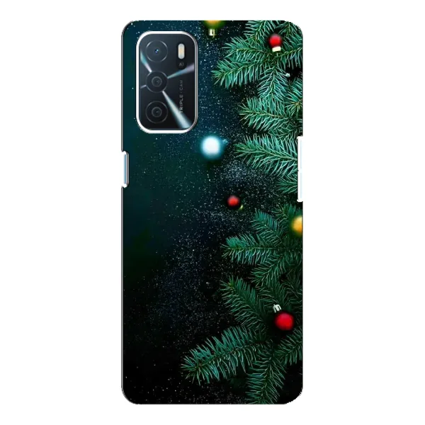 Чехол с рисунком «Елка» для OPPO A54s