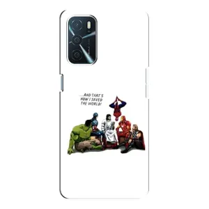 Чехлы для Oppo a54s (Для Христиан) (Иисус супергерой)