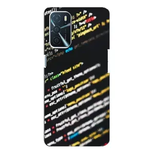 Чехол с рисунком «Код» для OPPO A54s