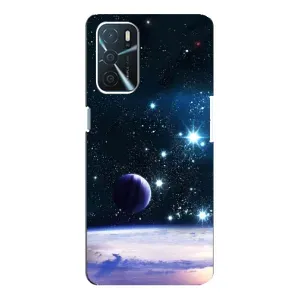 Чехол (ТПУ) с планетами на Oppo a54s (Космический вид)