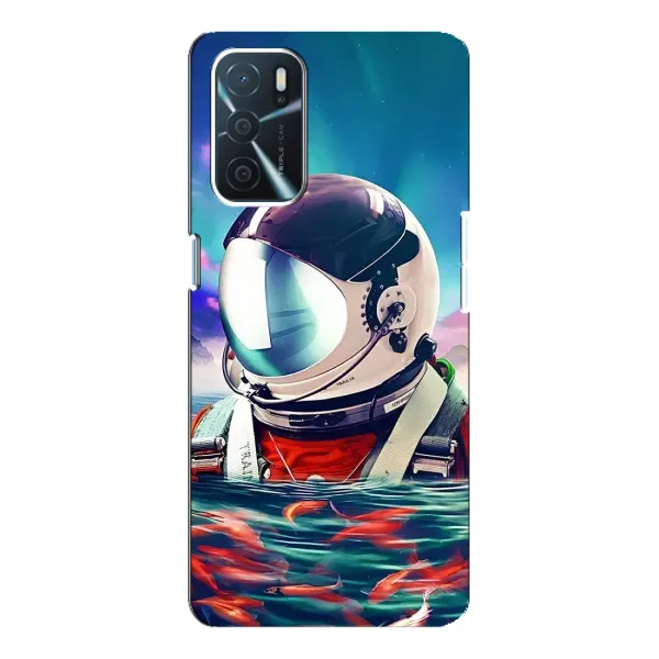 Чехол с рисунком «Космонавт в воде» для OPPO A54s Чехол с рисунком «Космонавт в воде» для OPPO A54s