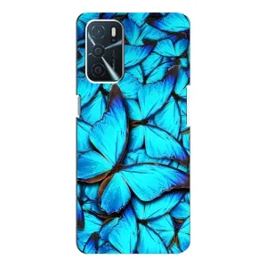 Силиконовый бампер с картинкой животных для Oppo a54s (Крылья бабочек)