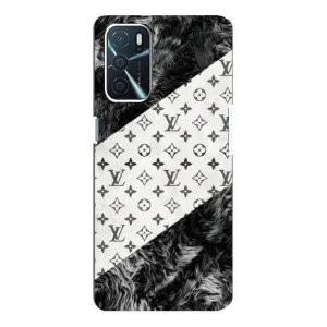 Чохол Стиль Louis Vuitton на Oppo a54s (LV на білому)