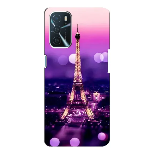 Чехол с рисунком «Париж башня» для OPPO A54s Чехол с рисунком «Париж башня» для OPPO A54s