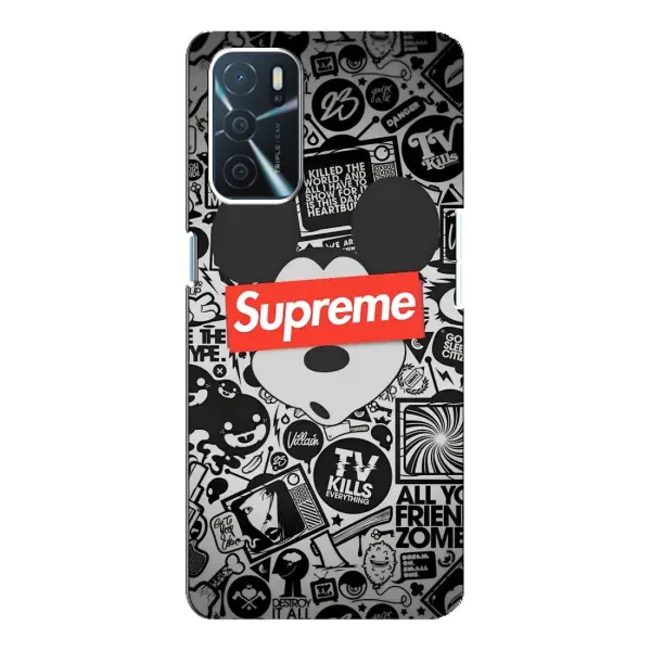 Чехол с рисунком «Supreme Маус» для OPPO A54s Чехол с рисунком «Supreme Маус» для OPPO A54s