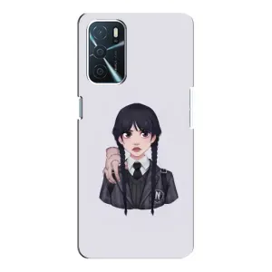Чехлы с принтом Уэнсдей на Oppo a54s (Вещь Венсдей)