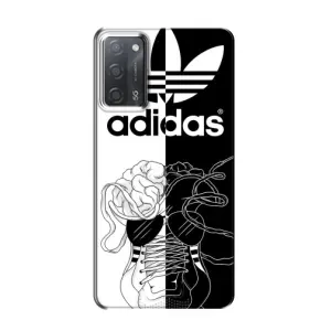 Чохол с стилі "Адідас" для Оппо А55 (Adidas шнурки)