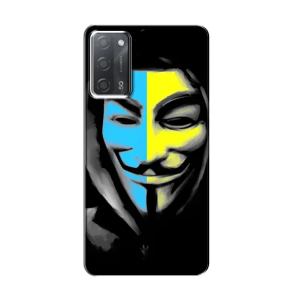 Чехол с рисунком «Анонимус патриот» для OPPO A55