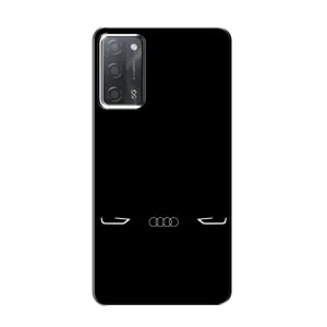 Силиконовый бампер с картинкой машины на OPPO A55 (Силует Audi)